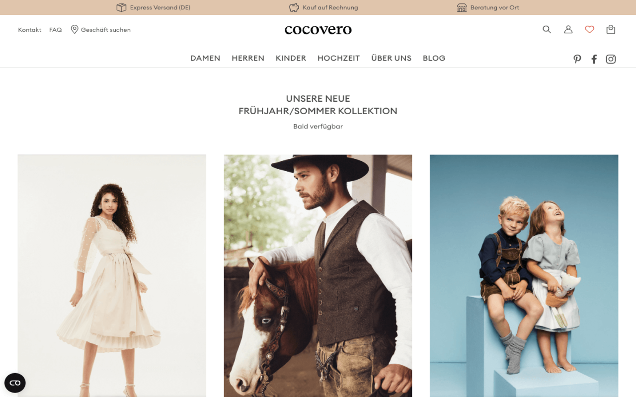 Relaunch auf Shopware 6 - CocoVero Online Shop - Desktopview