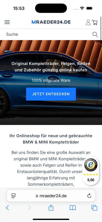 Shopware PWA Shop - MRaeder24 - Mobileview